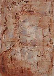  Sepia Buddha